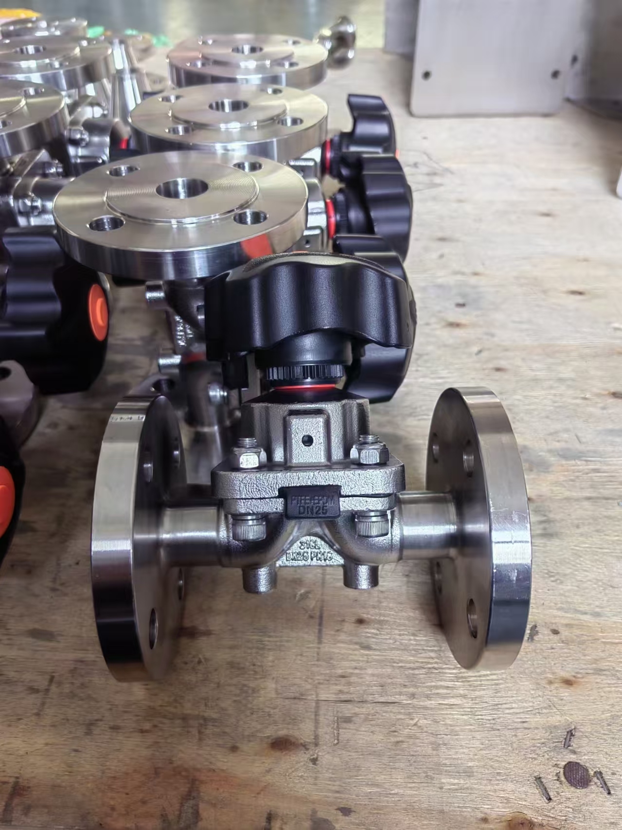 取樣裝置配套法蘭式不鏽鋼隔膜閥