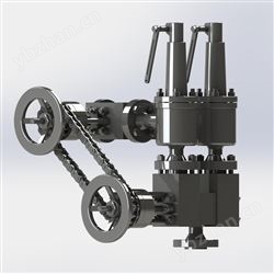 SLAYF非标安全閥雙聯帶鏈條快速切換裝置