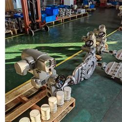 NKRAUX電動菱形刀閘閥